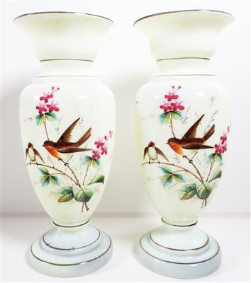 Paar Vasen, Böhmen Ende 19. Jahrhundert - Kunst, Antiquitäten und Schmuck