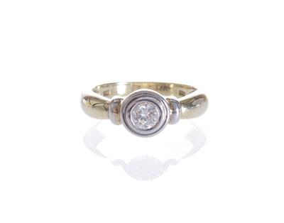 Solitärring 0,30 ct - Art, antiques and jewellery