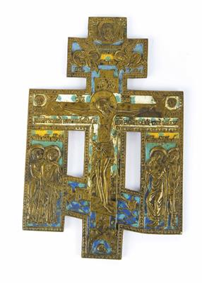 Erweitertes Segens-Kreuz, Russisch, 19. Jahrhundert - Arte, antiquariato e gioielli