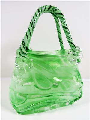 Glas-Tasche, wohl Murano 2. Hälfte 20. Jahrhundert - Art, antiques and jewellery