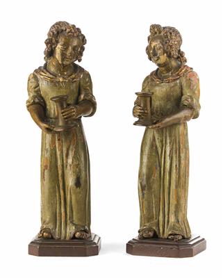 Paar Engel, Deutsch, 1. Hälfte 17. Jahrhundert - Kunst, Antiquitäten und Schmuck
