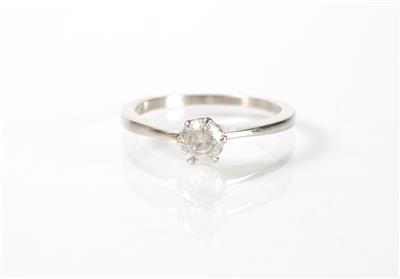 Solitärring 0,44 ct - Jewellery, antiques and art