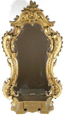 Altarförmiger Aufsatzspiegel,18./19. Jahrhundert - Gioielli, arte e antiquariato