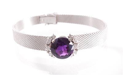 Brillantarmband zus. ca. 0,40 ct - Klenoty, umění a starožitnosti