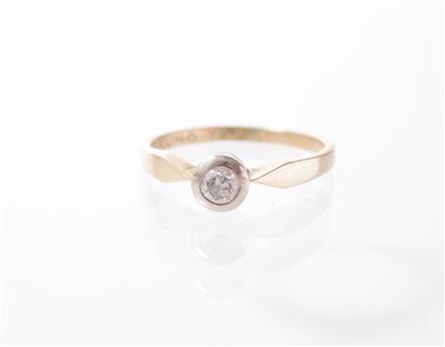 Solitärring 0,22 ct - Jewellery, antiques and art