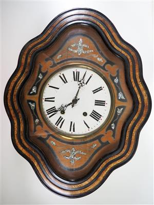 Französische Ochsenaugen-Wanduhr, 2. Hälfte 19. Jahrhundert - Schmuck, Kunst und Antiquitäten