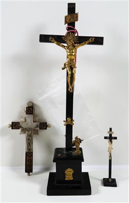 Standkruzifix, 19. Jahrhundert - Schmuck, Kunst und Antiquitäten