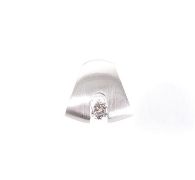 Brillantanhänger ca. 0,25 ct - Schmuck, Kunst und Antiquitäten