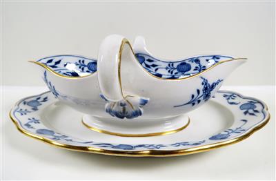 Sauciere mit Fixteller, Meissen, 1860-1924 - Klenoty, umění a starožitnosti