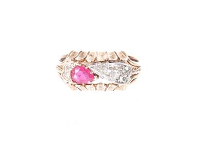 Diamantring zus. ca. 0,60 ct - Schmuck, Kunst und Antiquitäten