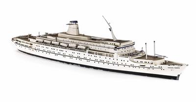 Modell des Passagierschiffes Guglielmo Marconi - Klenoty, umění a starožitnosti