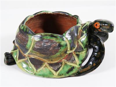 Schale in Form einer Schildkröte, Wittmann, Wien um 1930 - Glas, Porzellan und Keramik