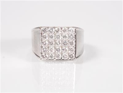 Brillantring zus. ca. 1,50 ct - Klenoty