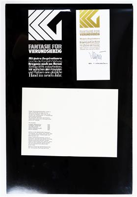 Grafikkalender mit fünf signierten Radierungen von Vorarlberger Künstlern, 1974 - Umění, starožitnosti, šperky