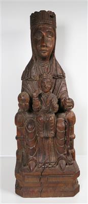 Thronende Madonna, unbekannter Bildhauer, 20. Jahrhundert - Jewellery, antiques and art