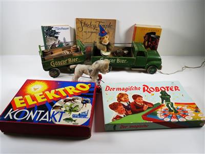 Spielzeug und Konvolut Kinderbücher: - Schmuck, Kunst und Antiquitäten