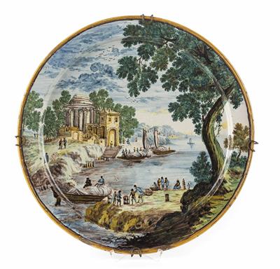 Teller, Werkstatt Castelli, Italien 18. Jahrhundert - Schmuck, Kunst und Antiquitäten