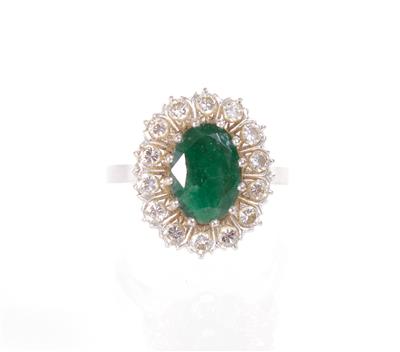 Brillantdamenring zus. ca. 0,80 ct - Schmuck und Uhren