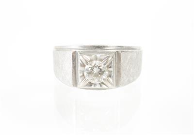 Solitärring 0,63 ct - Jewellery, antiques and art