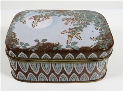 Cloisonné-Deckeldose, wohl Japan 1. Hälfte 20. Jhdt. - Schmuck, Kunst und Antiquitäten