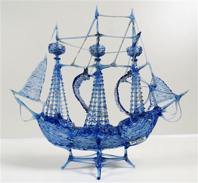 Segelschiff, Deutsch, wohl Thüringen, 20. Jahrhundert - Gioielli, arte e antiquariato