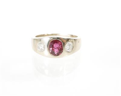 Brillantring zus. ca. 0,45 ct - Schmuck und Uhren