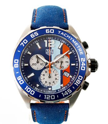 Tag Heuer Formula 1 Gulf Spezial Edition - Klenoty, umění a starožitnosti