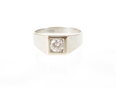 Solitärring 0,71 ct - Schmuck, Kunst und Antiquitäten