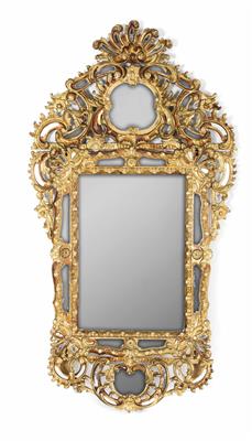 Hochdekorativer Salonspiegel im Stil Louis-XV., wohl Italien, 19./20. Jahrhundert - Schmuck und Antiquitäten