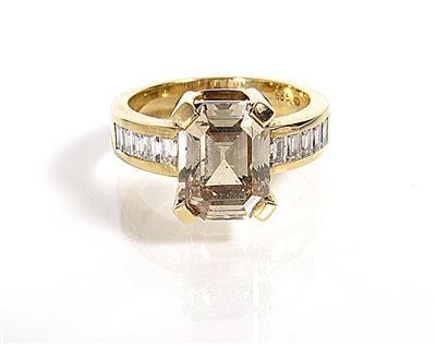 Diamantdamenring zus. ca. 5,05 ct - Gioielli e orologi