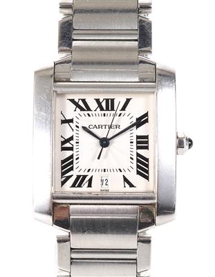 cartier tank francaise edelstahl