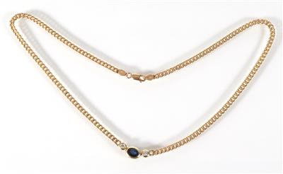 Brillantcollier zus. ca. 0,20 ct - Gioielli, arte e antiquariato