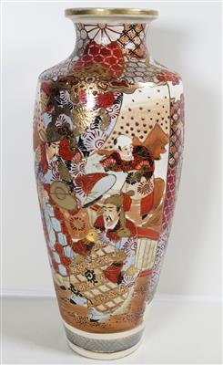 Satsuma-Vase, Japan um 1900 - Gioielli, arte e antiquariato