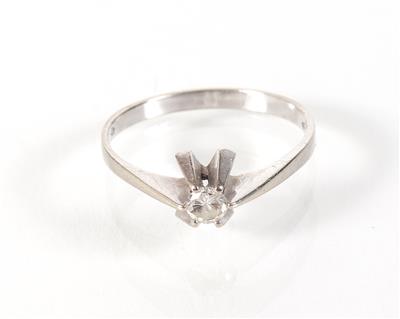 Solitärring ca. 0,,15 ct - Jewellery, antiques and art