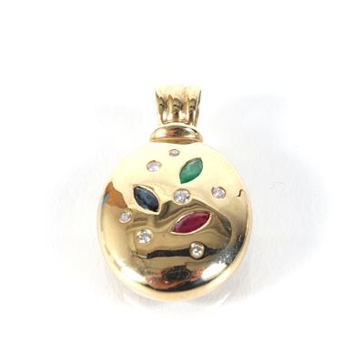 Brillantanhänger zus. 0,12 ct - Jewellery, antiques and art