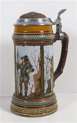 Bierkrug, Villeroy  &  Boch, Mettlach Ende 19. Jahrhundert - Jewellery, antiques and art