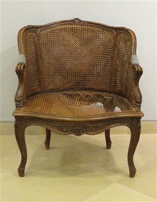 Rundfauteuil im Barockstil, 20. Jahrhundert - Jewellery, antiques and art