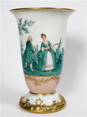 Vase, Porzellanfabrik Carl Thieme, Potschappel 20. Jahrhundert - Gioielli, arte e antiquariato