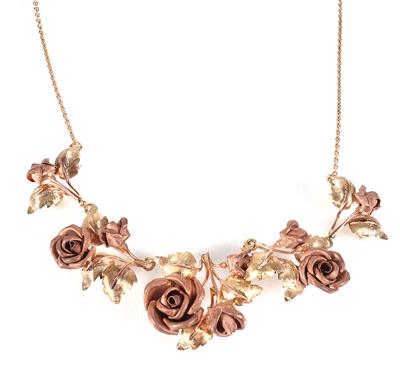 Collier "Rosen" - Schmuck, Kunst & Antiquitäten