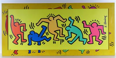 Kunstdruck nach Keith Haring - Gioielli, arte e antiquariato