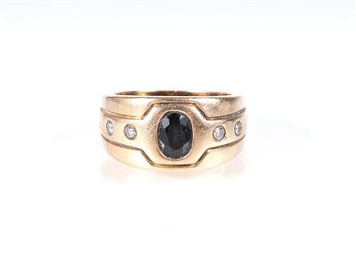 Brillant Saphir Ring - Schmuck, Kunst & Antiquitäten