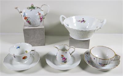 Konvolut Serviceteile, Meissen, um 1900/20. Jahrhundert - Schmuck, Kunst & Antiquitäten