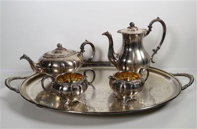 Vierteiliges Kaffee-/Tee-Service, Marlboro Plate, Kanada, Mitte 20. Jahrhundert - Klenoty, umění a starožitnosti