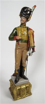 Napoleonischer Offizier der Kavallerie, Capodimonte, Italien 20. Jahrhundert - Schmuck, Kunst & Antiquitäten