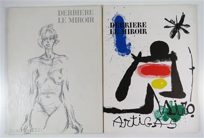 Zwei unvollständige Ausgaben der Kunstmagazine Derriere le miroir - Schmuck, Kunst & Antiquitäten