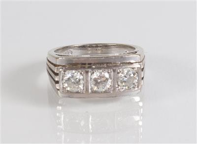 Brillantdamenring zus. ca. 1 ct - Jewellery, antiques and art