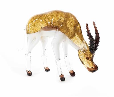 Antilope, Alessandro Barbaro, Murano Anfang 21. Jahrhundert - Schmuck, Kunst und Antiquitäten
