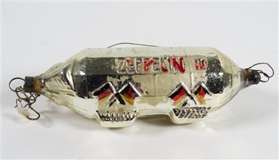 Christbaumschmuck "Zeppelin", Lauscha, Thüringen Anfang 20. Jahrhundert - Gioielli, arte e antiquariato