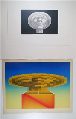 Rudolf Hausner * (Wien 1914 - 1995) Zwei beschädigte Grafiken: - Gioielli, arte e antiquariato