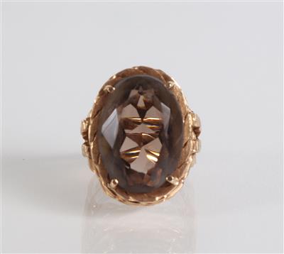 Rauchquarz Ring - Schmuck, Kunst & Antiquitäten